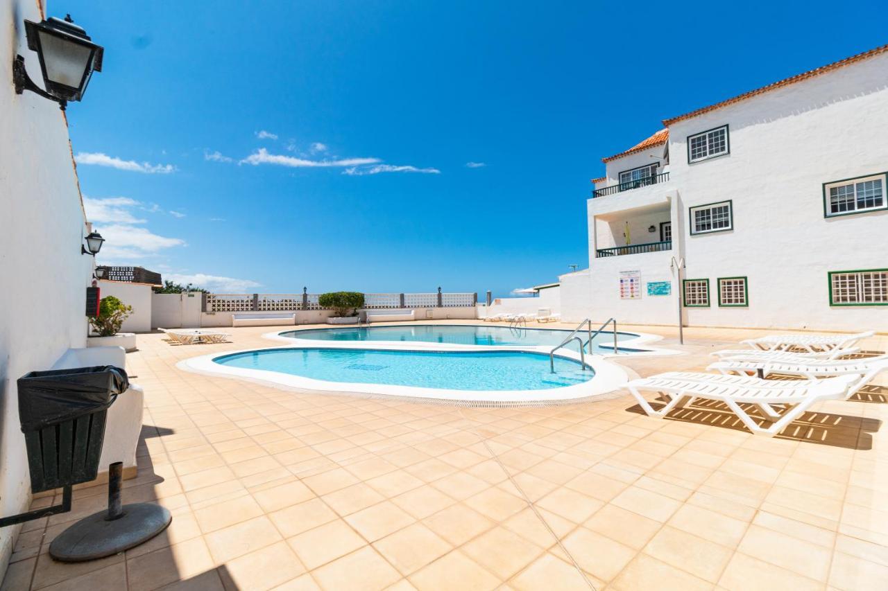 Apartamento El Varadero Grande terrasse ensoleillée face à la mer Puerto de Santiago  Exterior foto