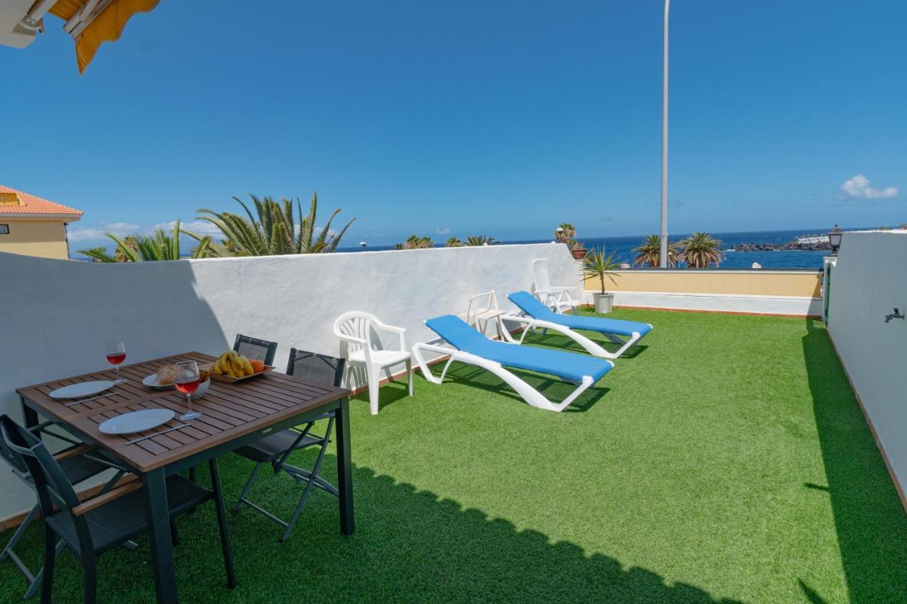 Apartamento El Varadero Grande terrasse ensoleillée face à la mer Puerto de Santiago  Exterior foto